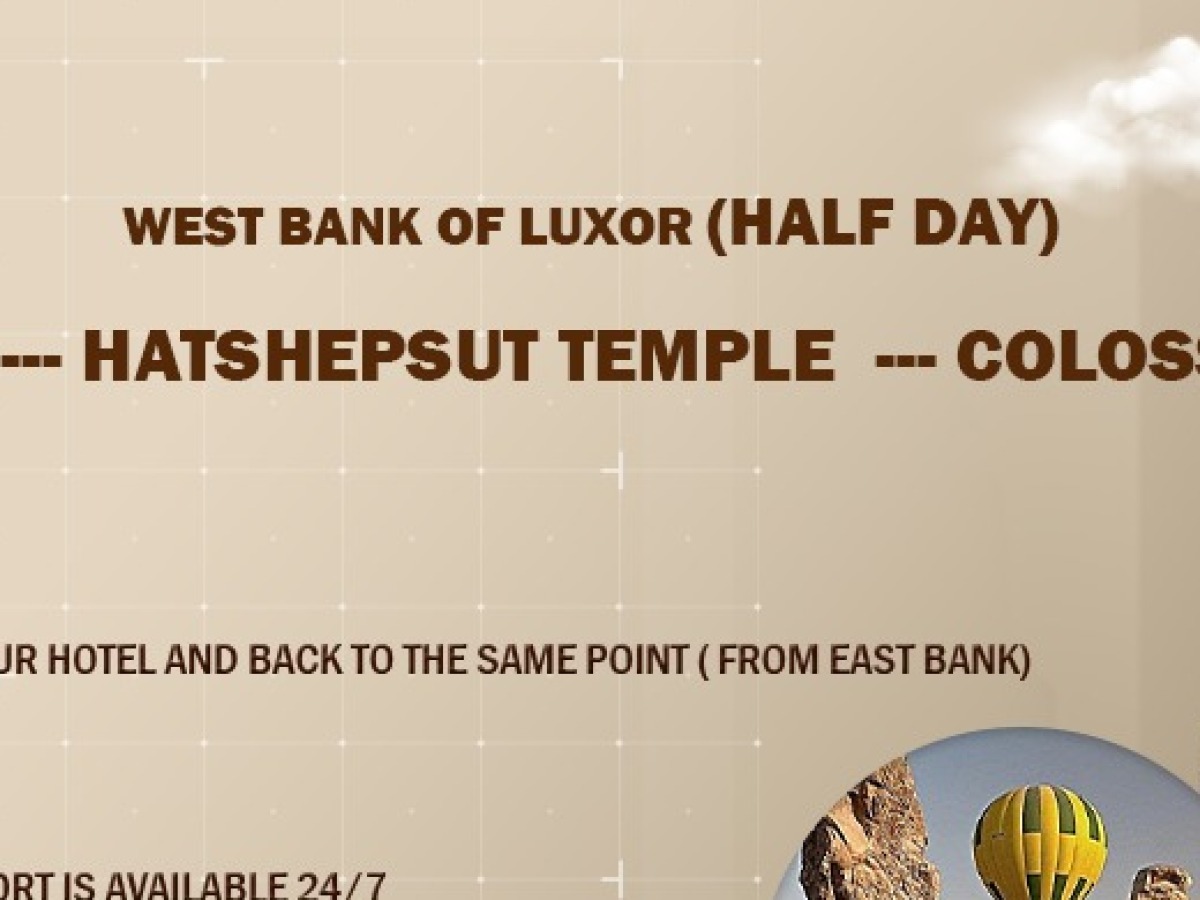 West Bank of Luxor - Hatshepsut Temple
